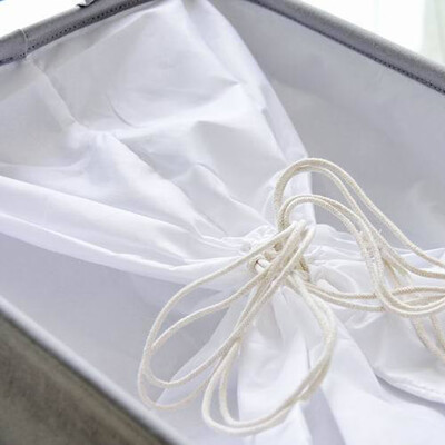 

〖Follure〗Cotton Linen Waterproof PE Coating Storage Basket Sundries Storage Box