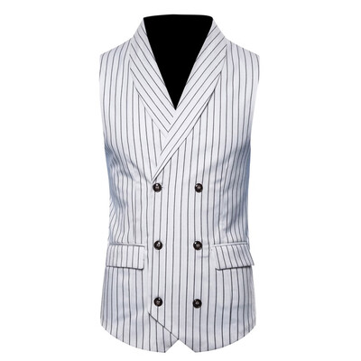 

Toponeto Mens Fashion Business Casual Wedding Waistcoat Tops Vest Jacket Top Coat