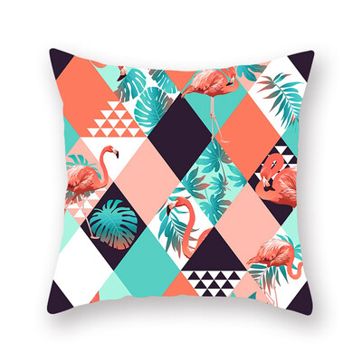 

4545Cm Flamingo Pillowcase Throw Pillow Case Cushion Covers Home Decor For Sofa Car Bedroom