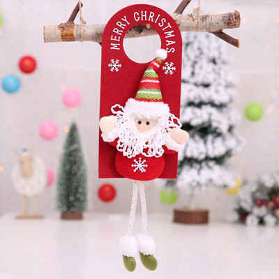 

〖Follure〗1PC Christmas Ornament Home Decoration Tree Door Hang Children Gifts Nonwoven