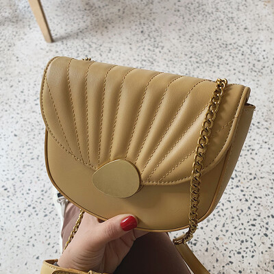 

North bag French minority bag fashion chain bag 2019 summer new texture small fresh Messenger bag tide