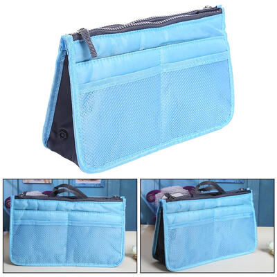 

Multi-functional Cosmetic Bag Double Layer Zipper Bag Package Pack Pouch
