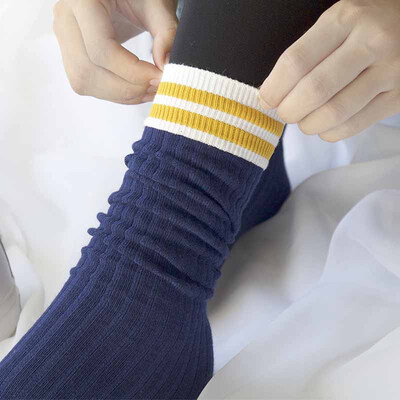 

Lady High Running Stretch Elastic Hosiery Printed Soft Athletic Breathable Socks