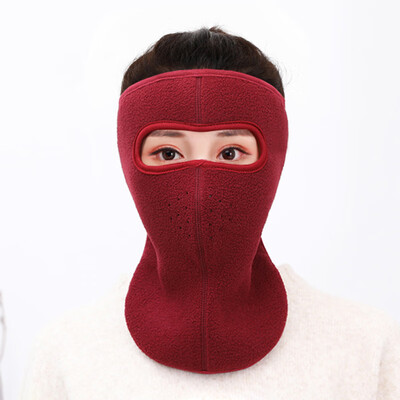 

Men Women Double Sided Fleece Thermal Full Face Mask Neck Protection Warm Cover