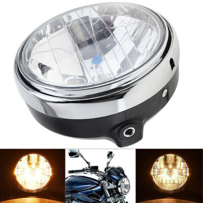 

Universal Motorcycle 7 Inch Clear Round Headlight Lens Beam Headlamps 12V 35W