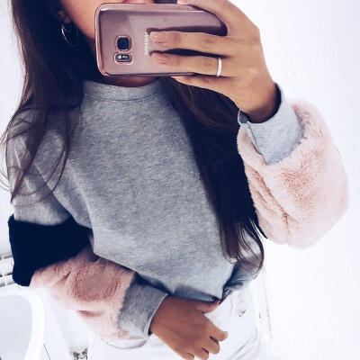 

Casual Fashion Womens Pullover Jumper Hoodie Long Sleeve Coat Sweatshirt Tops Blouse