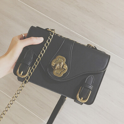 

Womens Lock Bag 2017 Europe&The United States Fashion Flap Chain Bags Shoulder Messenger Bag