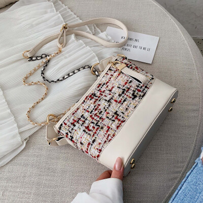 

Qiao Bani 2019 new Korean chic fashion hit color wandering bag shoulder diagonal trend handbags a generation