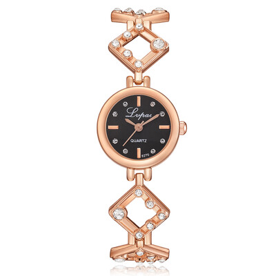

LVPAI brand alloy Epoxy bracelet watch foreign trade explosion models womens diamond trend quartz watch