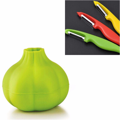 

Outdoor Silicone Garlic Peeler - Cute Garlic Shape Silicone Garlic Roller