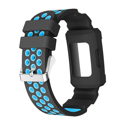 

〖Follure〗Silica gel Buckle Band Strap WatchbandBelt watch case for Fitbit charge 3
