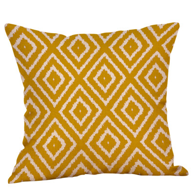 

〖Follure〗Mustard Pillow Case Yellow Geometric Fall Autumn Cushion Cover Decorative