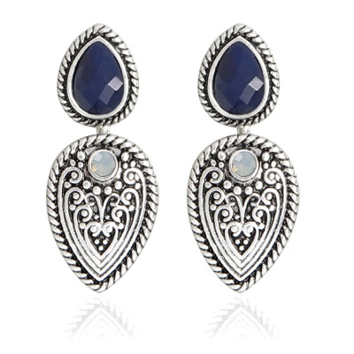 

Personality High Quality Retro Rhinestone Earrings Leaf Available Available Jewelry for Women