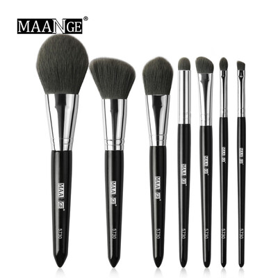 

〖Follure〗Wooden Cosmetic Eyebrow Eyeshadow Foundation Brush Makeup Brushes 7Pcs