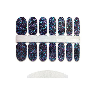 

Glitter Nail Stickers Wrap Cover Full Nail Polish Sticker Self-Adhesive DIY Nail Art Decoration