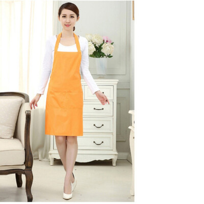 

Solid color waterproof aprons Fashion neutral apron Home cleaning kitchen Multicolor optional