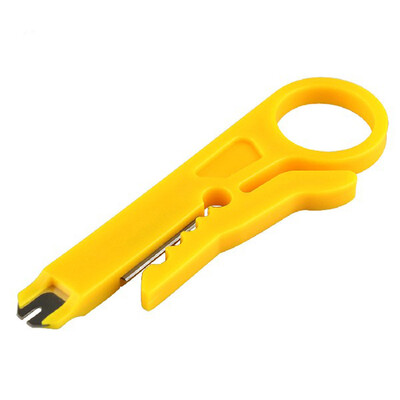 

〖Follure〗2pcs RJ45 Cat5 Punch Down Tool Network UTP LAN Cable Wire Cutter Stripper Tool