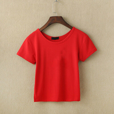 

Fashion New Short T-shirt Ladies Cute Cat Print O-neck Short-sleeved Breathable T-shirt