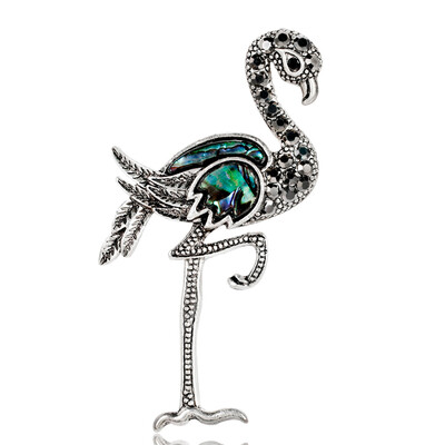 

Fashion Blue Butterfly Brooch Clothes Accessories Gold-color Abalone Shell Insect Brooches Jewelry Pins For Suit Dress