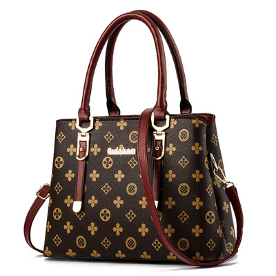 

Big woman tide spring handbag woman large capacity middle-aged mother bag simple one shoulder oblique satchel bag