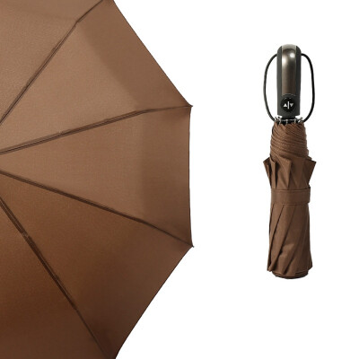 

810 Bone Automatic Umbrella Anti-UV SunRain Windproof 3 Folding Umbrella