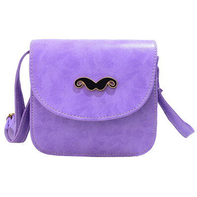 

Retro Women Crossbody Bags Beard PU Leather Shoulder Messenger Bag Small Handbag Satchel Women Tote Bag