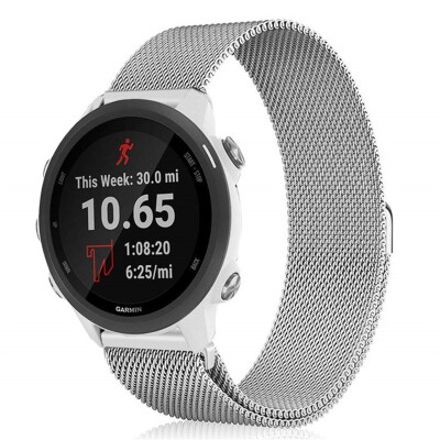 

〖Follure〗Milanese Magnetic Loop Stainless Steel Band For Garmin Forerunner 245245M Watch