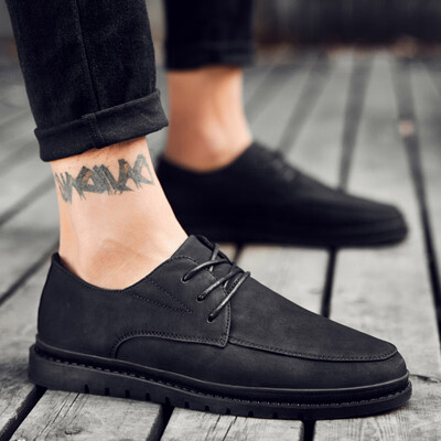 

2019 new summer casual shoes mens tide shoes social spirit young guys quick hand red peas mens shoes
