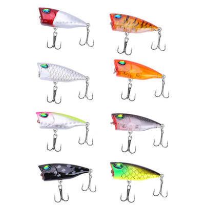 

Greensen 8PCS 4cm33g Plastic Hard Lures Artificial Fishing Bait with Sharp Hook Fisher Accessory