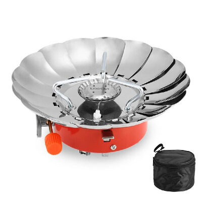 

Lixada 2800W Outdoor Folding Windproof Piezo Ignition Gas Stove Camping Backpacking Cooking Stove