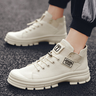 

Mens Shoes Autumn Korean Version High-Up Martin Boots&Slipper Shoes in Sports