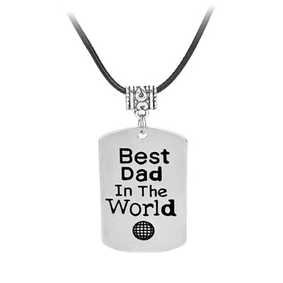 

The Beautiful Dog Best Dad In The World Best Gifts Necklace Father Trendy Silver