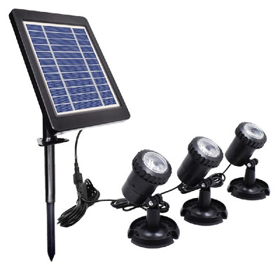

LED Pool Lights Waterproof Solar Powered Garden Pond Light Pathway Walkway Lawn Backyard Lighting Outdoor Security Landscape Lamp