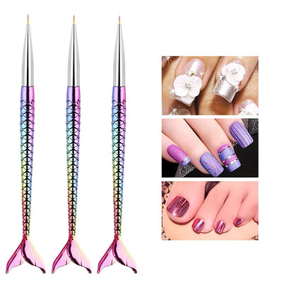 

〖Follure〗Nail Painting Brush Painting Brush Electroplating Magic Color Line Drawing Pen