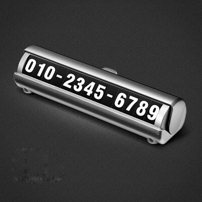 

Car Temporary Stop Sign Temporary Parking Card Phone Number Promise Plate Accessories