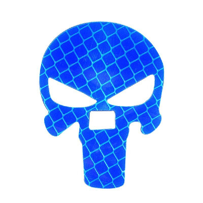 

Universal Car Skull Sticker Motorcycle Reflective Sticker Water-Resistant Decorative Anti-Collision Warning Paster for Safety Need