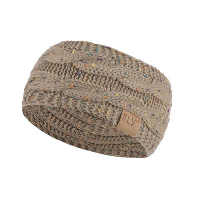 

Winter Women\s Warm Headband Skiing Knitted Ear Warmer Elastic Wide Headwrap