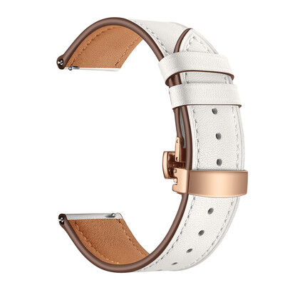 

〖Follure〗Butterfly buckle Leather Wrist Watch Strap Band For IWatch For Samsung Gear S3