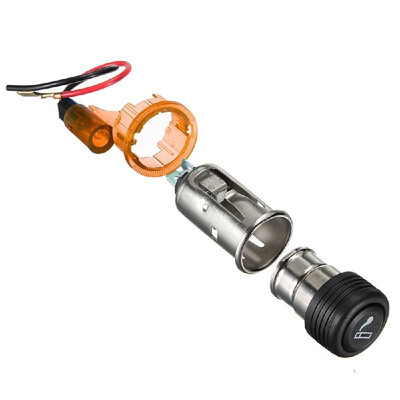 

Colorful 12V Universal Car Boat Motorcycle Cigarette Lighter Power Socket Plug Auto Accessories Cigar Lighter