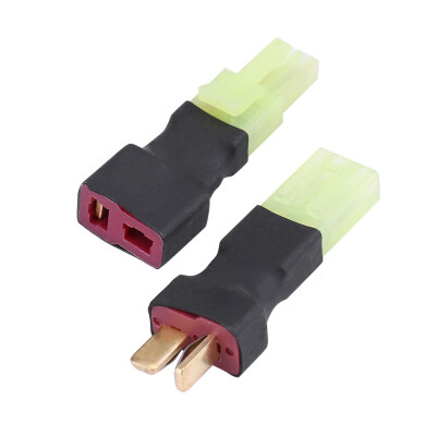 

Greensen 2Pcs Set Wireless T Plug Male Female to Mini Tamiya Female Male Connector Adapter