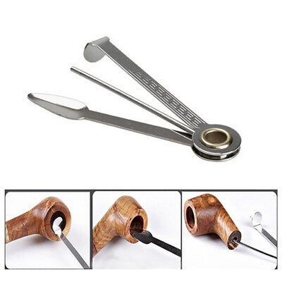 

〖Follure〗Multifunctional 3in1 Stainless Steel Smoking Tobacco Pipe Cleaner Cleaning Tool