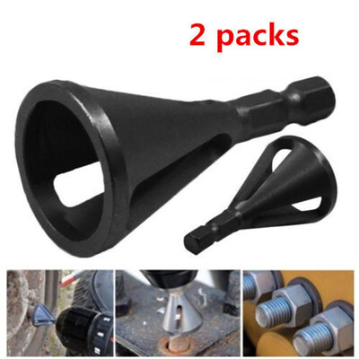 

2pcs Deburring External Chamfer Stainless Steel Remover Cutting Drill Bit Tool