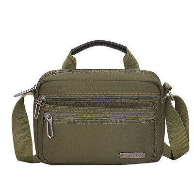 

Tailored Men Fashion Pocket Solid Unisex Shoulder Handbag Casual Bag Waterproof Bag