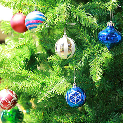 

〖Follure〗Christmas 6 Balls Wreath Door Wall Ornament Garland Decoration