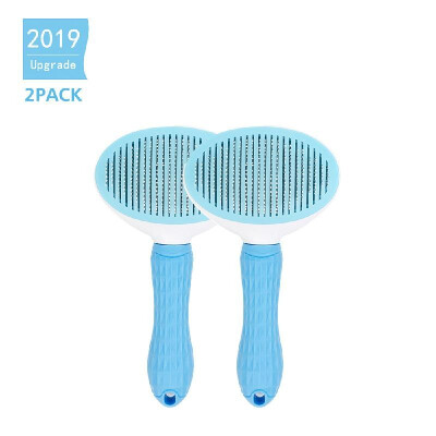 

2PCS Pet Grooming Brush Hair Remover Shedding Grooming Tools for Pets Dogs Cats