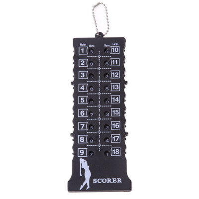 

18 Hole Golf Stroke Putt Score Card Counter Indicator Lightweight Golf Score Counter Golf Training Aids