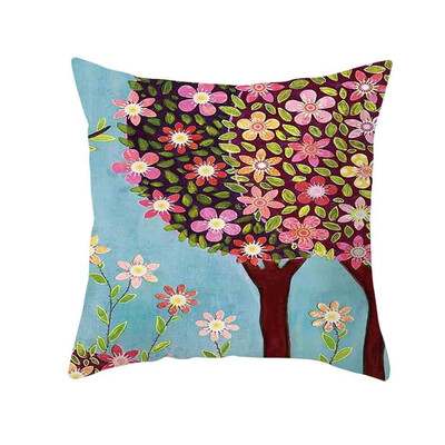 

〖Follure〗Natural Pattern Printing Dyeing Sofa Bed Home Decor Pillow Cover Cushion Cover