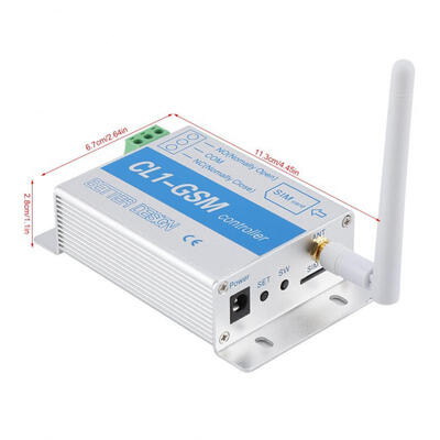 

Greensen Wireless Remote Controller GSM SMS Smart Home Security System Switch CL1-GSM 110240V