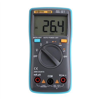

Greensen RM098 Digital Multimeter Voltmeter AC DC Voltage Current Resistance Frequency Tester