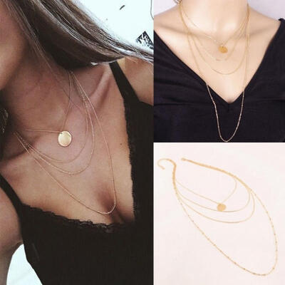 

Women Fashion Charm Jewelry Choker Chunky Statement Bib Pendant Chain Necklace